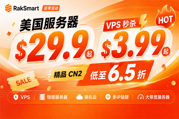RakSmart夏季大促