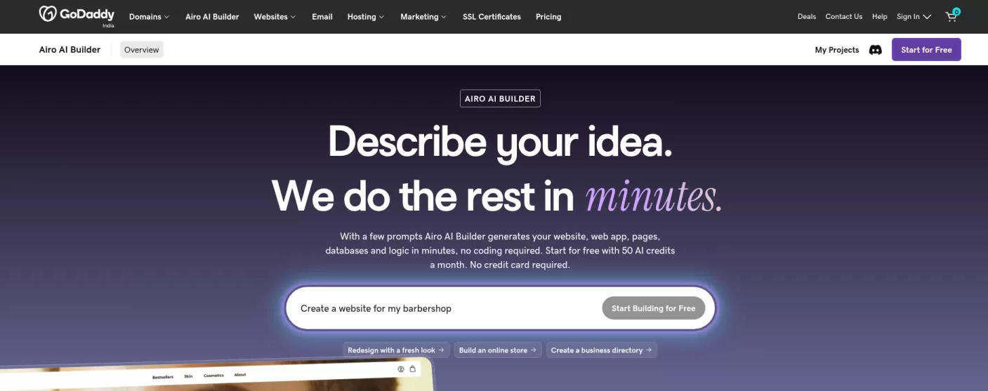 GoDaddy Airo