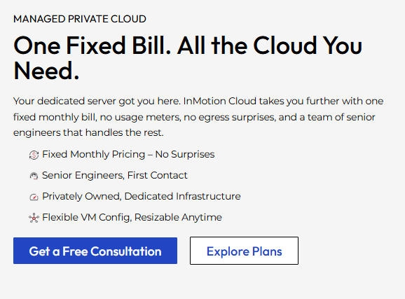 InMotionHosting推出InMotion Cloud