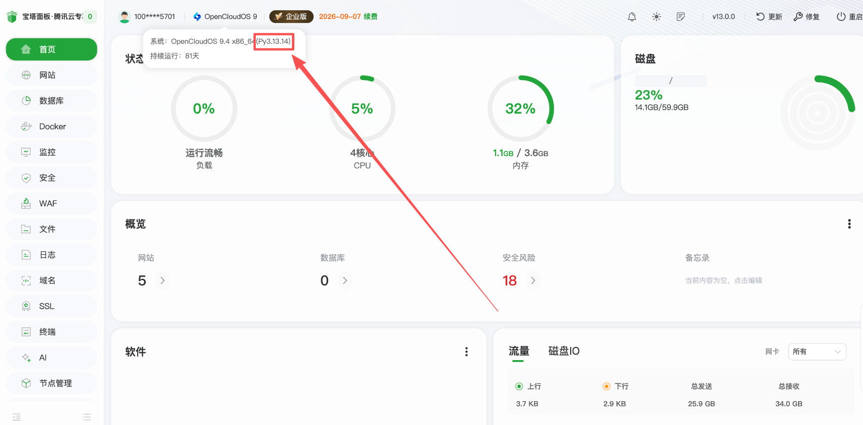 宝塔网站统计热力图