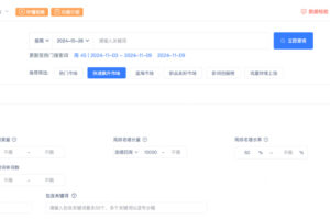 搜索快速上升的关键词市场