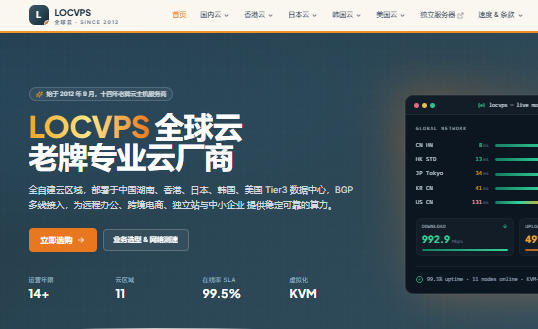 LOCVPS VPS八折活动