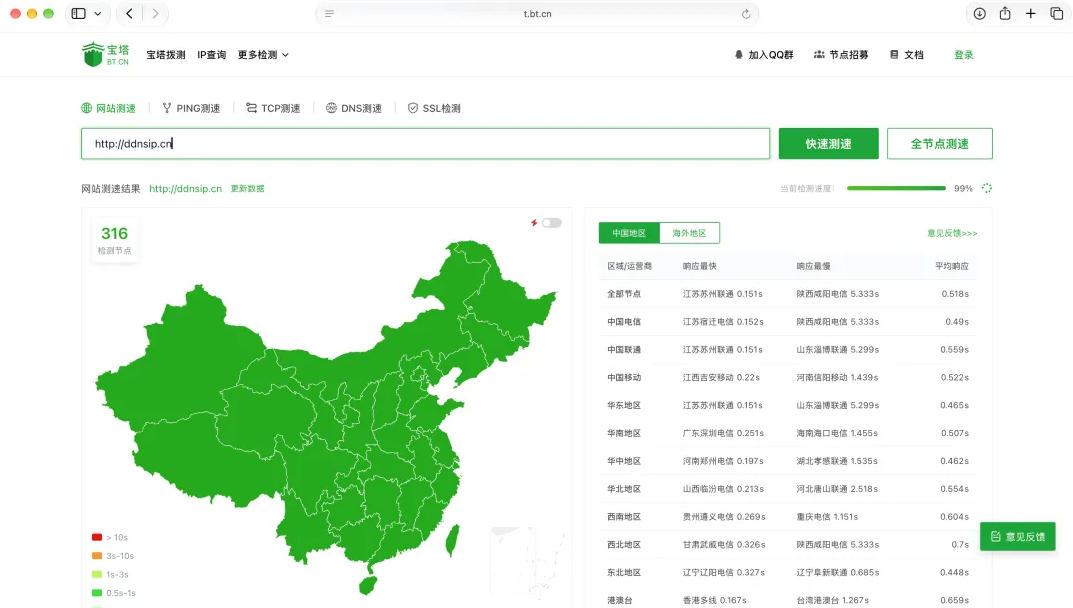 宝塔拨测