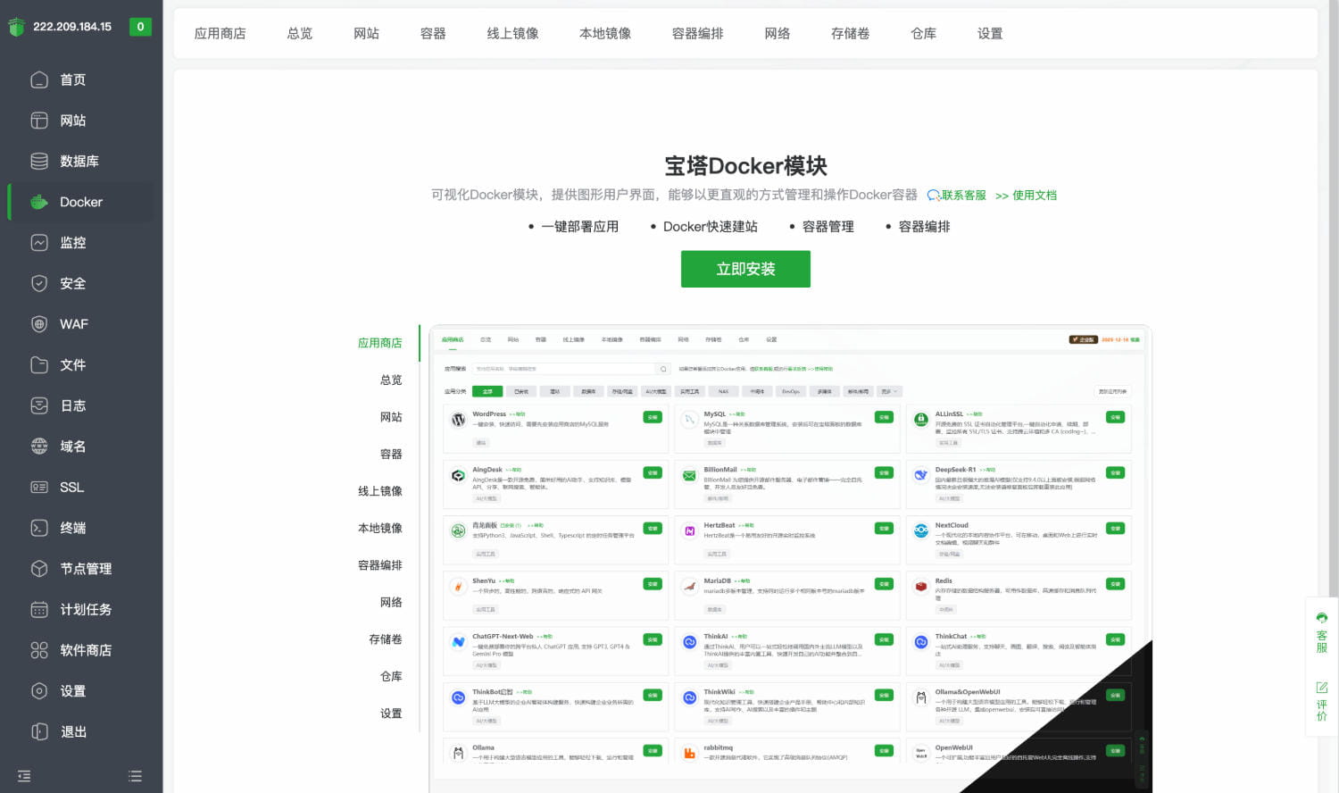 宝塔面板部署Halo建站