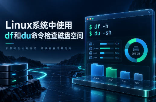 Linux系统中使用df和du命令检查磁盘空间