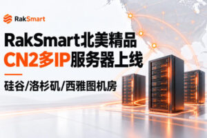 RakSmart北美精品CN2多IP服务器上线